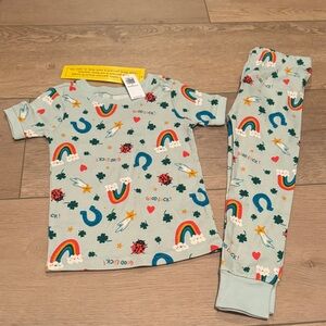 Old Navy Kids Lucky Charm Pajama Set - Blue and Red